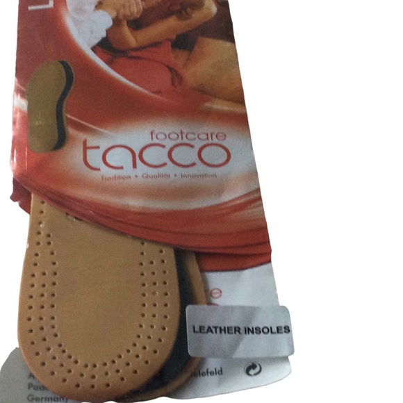 Lucy’s Foot Care Tacco Leather Insoles Womens Size 9 - Picture 4 of 5